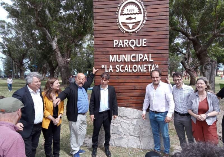 Kicillof inauguró el parque municipal “La Scaloneta” en Mar Chiquita